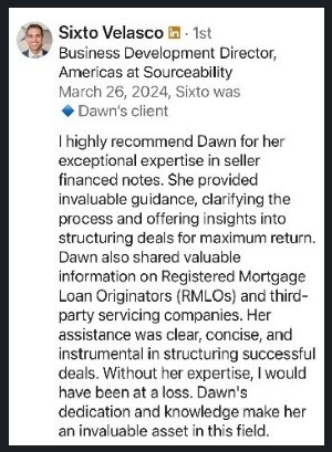 Testimonial from Sixto Velasco